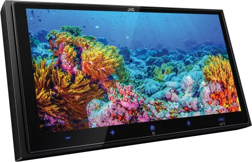 JVC KW-M795DBW Prémium 2 DIN autós multimédia, 6,92” HD kijelző, vezeték nélküli CarPlay/Android Auto, DAB+, DSP