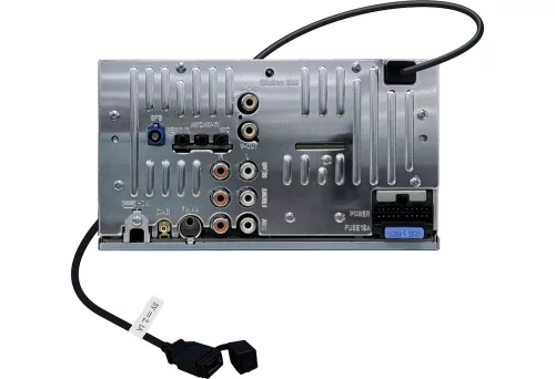 JVC KW-M795DBW Prémium 2 DIN autós multimédia, 6,92” HD kijelző, vezeték nélküli CarPlay/Android Auto, DAB+, DSP