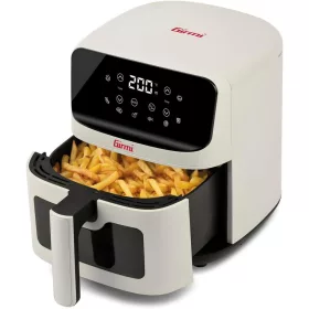   Girmi FG27 Ecofrit Lite forrólevegős sütő – 4.2 liter, 8 program, digitális kijelző, állítható hőmérséklet, Homok-bézs szín