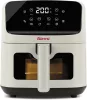 Girmi FG27 Ecofrit Lite forrólevegős sütő – 4.2 liter, 8 program, digitális kijelző, állítható hőmérséklet, Homok-bézs szín