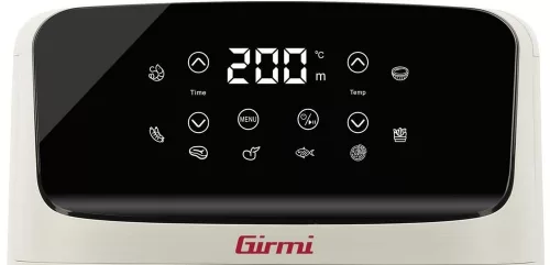 Girmi FG27 Ecofrit Lite forrólevegős sütő – 4.2 liter, 8 program, digitális kijelző, állítható hőmérséklet, Homok-bézs szín