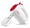 Girmi SB02 elektromos kézi mixer, 170 W teljesítmény, 5 sebességfokozat, TURBO funkció, rozsdamentes acél tartozékok, fehér/piros