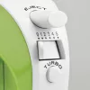 Girmi SB02 elektromos kézi mixer, 170 W teljesítmény, 5 sebességfokozat, TURBO funkció, rozsdamentes acél tartozékok, zöld