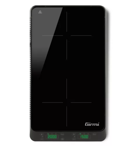 Girmi PI52 dupla indukciós főzőlap digitális kijelzővel, 3500 W teljesítménnyel és precíz hőszabályozással