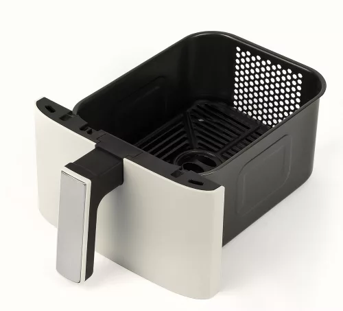 Girmi FG41 Ecofrit Dual kétzónás forrólevegős fritőz 9 literes (2x4.5 liter) kapacitással, Homok-bézs szín, SYNC és MATCH funkcióval