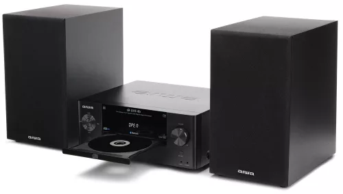 Aiwa MCBT-550 mini hifi torony 50W RMS Bluetooth, CD, USB, FM rádió, DSP, EQ, teljes tartozékcsomaggal
