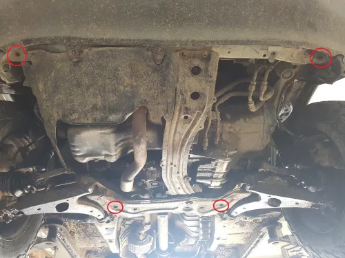 Toyota RAV 4 1994-2000- Motorvédő lemez - SMP26.169
