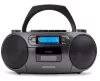 Aiwa RC-250BK hordozható retro boombox CD/MP3/USB/kazetta/Bluetooth/FM rádió, fekete színben