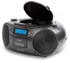 Aiwa RC-250BK hordozható retro boombox CD/MP3/USB/kazetta/Bluetooth/FM rádió, fekete színben