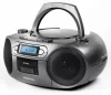 Aiwa RC-250GY hordozható retro boombox CD/MP3/USB/kazetta/Bluetooth/FM rádió, szürke színben