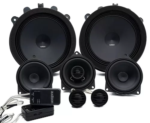 Audison AP TSL 3Y SPK KIT Tesla Model 3 2017-2022 3-utas aktív hangszórókészlet, Plug & Play csatlakozás, prémium Audison hangzás