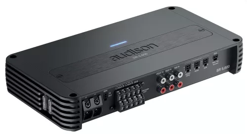 Audison SR 5.600 ver.2 5 csatornás autóhifi erősítő 75W×4+330W, 2Ω stabil, OEM/ART/USS, kompakt