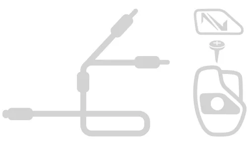 Connection FSF-030.2 RCA Y audio kábel 0,3 m, 2 alj–1 dugó, UCS zajszűréssel