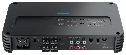 Audison SR 4.500 ver.2 4 csatornás D-osztályú autóhifi erősítő 130W x4, kompakt alumínium ház, fejlett ADT technológia