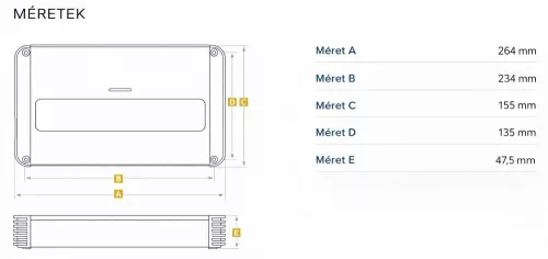 Audison SR 4.500 ver.2 4 csatornás D-osztályú autóhifi erősítő 130W x4, kompakt alumínium ház, fejlett ADT technológia
