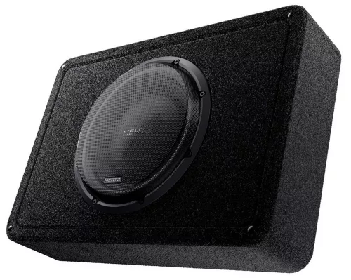 Hertz MPBX 300 S2 Ultra lapos zárt mélynyomóláda 30 cm, 500W RMS, 2Ω, 2S² pozícióválasztás