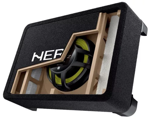 Hertz MPBX 300 S2 Ultra lapos zárt mélynyomóláda 30 cm, 500W RMS, 2Ω, 2S² pozícióválasztás