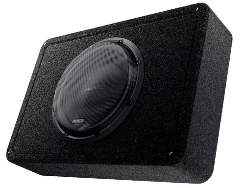 Hertz MPBX 250 S2 Prémium ultra lapos zárt mélynyomóláda 25cm-es mélynyomóval, 500W RMS, 2 Ohm, kompakt méret