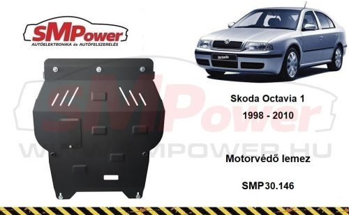 Skoda Octavia I, 1.6, 2.0, 1.9 TD, 1996 - 2011 - Motorvédő lemez - SMP30.146