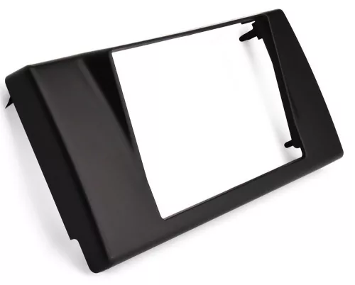 Phonocar 03568 autórádió adapterkeret 2 DIN 174x97 mm fekete, tartóval és rögzítő konzolokkal BMW 5-ös sorozathoz
