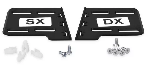Phonocar 03568 autórádió adapterkeret 2 DIN 174x97 mm fekete, tartóval és rögzítő konzolokkal BMW 5-ös sorozathoz