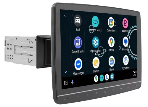 Phonocar VM054 Android 12 autós multimédia 10,1" érintőkijelzővel, vezeték nélküli CarPlay/Android Auto