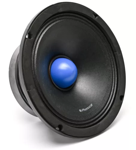 Phonocar 02788 Professzionális 200 mm-es középsugárzó hangszóró 540 W csúcsteljesítménnyel, SPL Hi-Fi autóhifi rendszerekhez