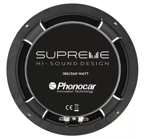 Phonocar 02788 Professzionális 200 mm-es középsugárzó hangszóró 540 W csúcsteljesítménnyel, SPL Hi-Fi autóhifi rendszerekhez