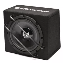   Phonocar 02921 Pémium 200 mm-es kompakt kis méretű autós mélyláda, 420W, passzív fa ház, prémium basszusélmény