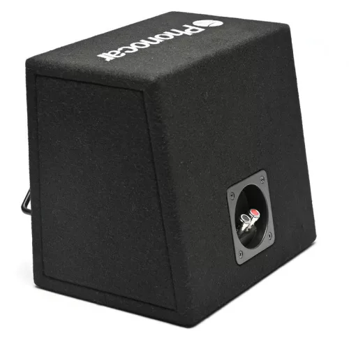 Phonocar 02921 Pémium 200 mm-es kompakt kis méretű autós mélyláda, 420W, passzív fa ház, prémium basszusélmény