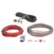 Phonocar 06096 Professzionális autóhifi kábelkészlet 40A, 8,5 mm² tápkábel, dupla árnyékolású RCA, könnyű telepítés