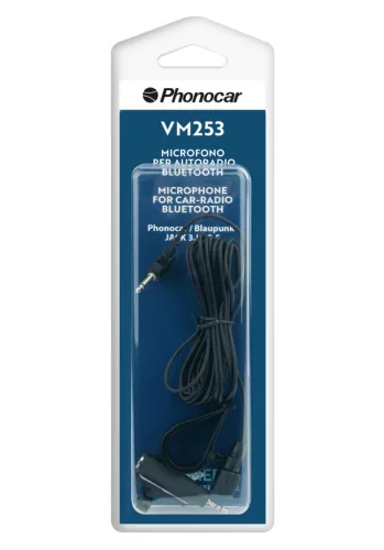 Phonocar VM253 Professzionális autós mikrofon 3.5/2.5mm jackkel, tiszta kommunikáció, univerzális kompatibilitás