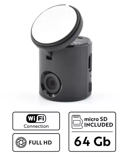 Phonocar VM440U menetrögzítő kamera Wi-Fi, 64GB microSD, Full HD, G-szenzor, autós applikációval