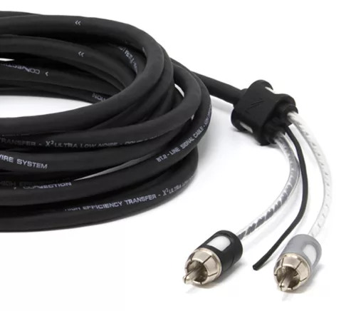 Connection BT2-550.2 2 csatornás RCA kábel 5,5 méter vezérlőszállal, prémium árnyékolással autóhifihez