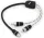 Connection FSM-030.2 Y RCA audio kábel 0,3 m otthoni és autós hifi rendszerekhez