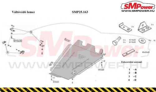 Suzuki Jimny, 1998-2018 Váltóvédő lemez - SMP25.163