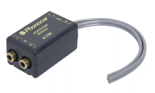 Phonocar 04196 jelátalakító autórádió hangszóró kimenetből RCA előerősített jelhez