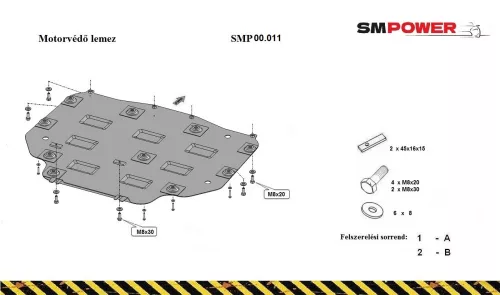 Audi Q7 2015- Váltóvédő lemez - SMP00.011