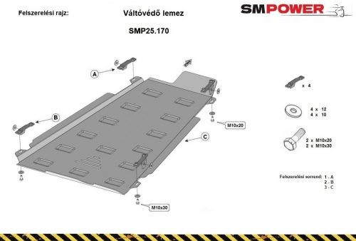 Suzuki Jimny 2018- Váltóvédő lemez - SMP25.170
