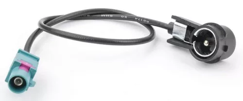 Phonocar 08534 antenna adapter FAKRA–ISO 30 cm-es kábel autós rádióhoz több autógyártó modelljével kompatibilitás
