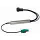 Phonocar 08540 antenna adapter FAKRA–ISO fantomtápos, 45 cm kábel, autós kompatibilitás