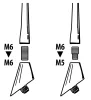 Phonocar 08352 autó antenna pót rúd AM/FM, 41 cm, M5/M6 menettel, fekete – több márkához kompatibilis
