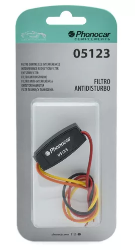 Phonocar 05123 videojel zavarszűrő adapter 12V autós multimédiához és tolatókamerához