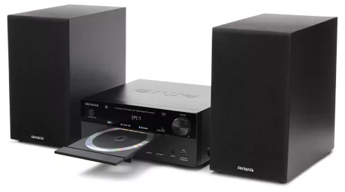 Aiwa MSBTU-550 mini hifi torony 50W RMS Bluetooth, CD, USB, FM rádió, DSP, távirányítóval