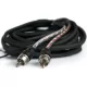 Connection BT2 100.2 kétcsatornás RCA összekötő kábel 1 m, dupla árnyékolással és remote vezetékkel
