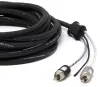 Connection BT2 100.2 kétcsatornás RCA összekötő kábel 1 m, dupla árnyékolással és remote vezetékkel