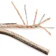 Connection FT-214.2 hangszórókábel 14AWG (2x1,78 mm²) átlátszó, fekete csíkos borítással, többszörösen csavart