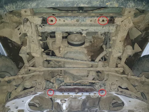 Toyota Hilux I 2001-2006 - Motorvédő lemez - SMP26.216