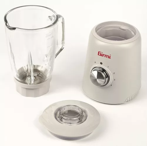 Girmi FR93 turmixgép 1.5 literes üvegkancsóval, 1000W, jégaprító acél pengékkel, 4 sebességfokozat, Incanto sorozat