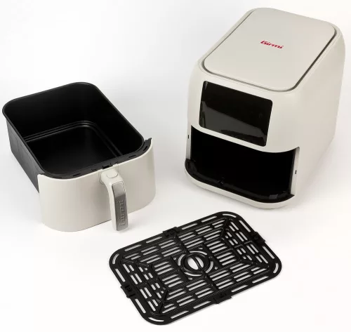 Girmi FG92 forrólevegős sütő 8 literes, digitális kijelzővel, 7 programmal, 1700W, homok-bész színben, Incanto sorozat